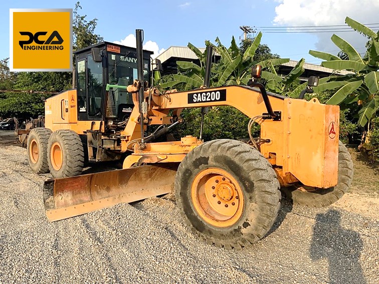 งานซ่อมชุดคานหน้ารถเกรด SANY SAG200 ซ่อมชุดคานหน้ารถเกรด SANY SAG200